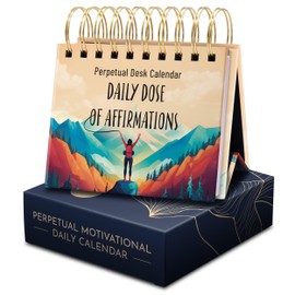 RYVE Daily Affirmation Calendar – Motivational Desk Calendar with Daily Affirmations for Women, Positive, Motivational and Inspirational Gifts, Office Gifts for Women, Office Desk Accessories