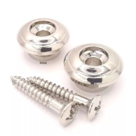 True Custom Shop® Oversized 17mm Strap Buttons for Gibson Guitars & Bass Nickel