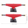 2PCS/Set Professional Maple Skateboard Bracket Longboard Stand Outdoor Sports AccessoryRed