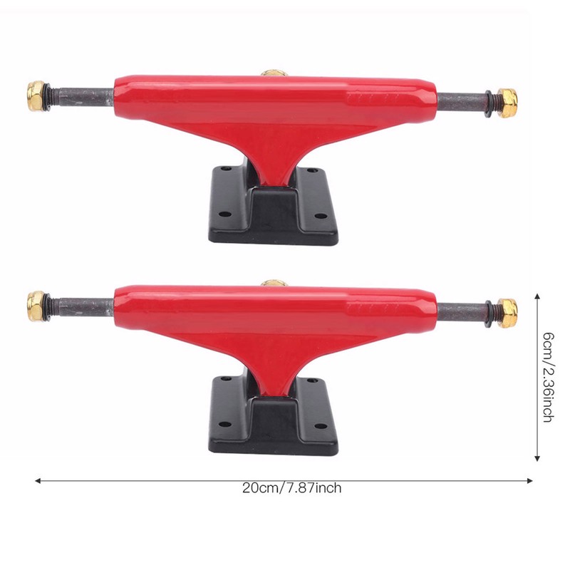 2PCS/Set Professional Maple Skateboard Bracket Longboard Stand Outdoor Sports AccessoryRed