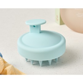 모던하우스 두피 마사지 샴푸브러쉬, 스카이블루, 4개 Modern House Scalp Massage Shampoo Brush, Sky Blue, Set of 4