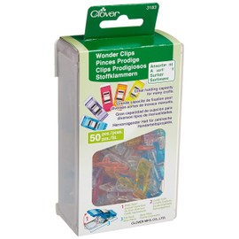 CLOVER Wonder Clips Assortment 50 pcs, Policarbonate, stainless steel, 1 PACK