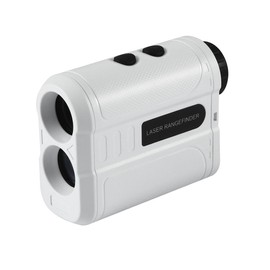 LM600 Golf Range Finder, White Laser Rangefinder Golf Accessories for Archery Hunting, 6X Magnification, 600M Range, 1M Accuracy