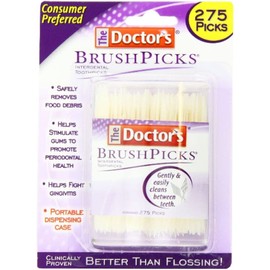 The Doctor's BrushPicks Interdental Toothpicks, 275 Count (Pack of 1)