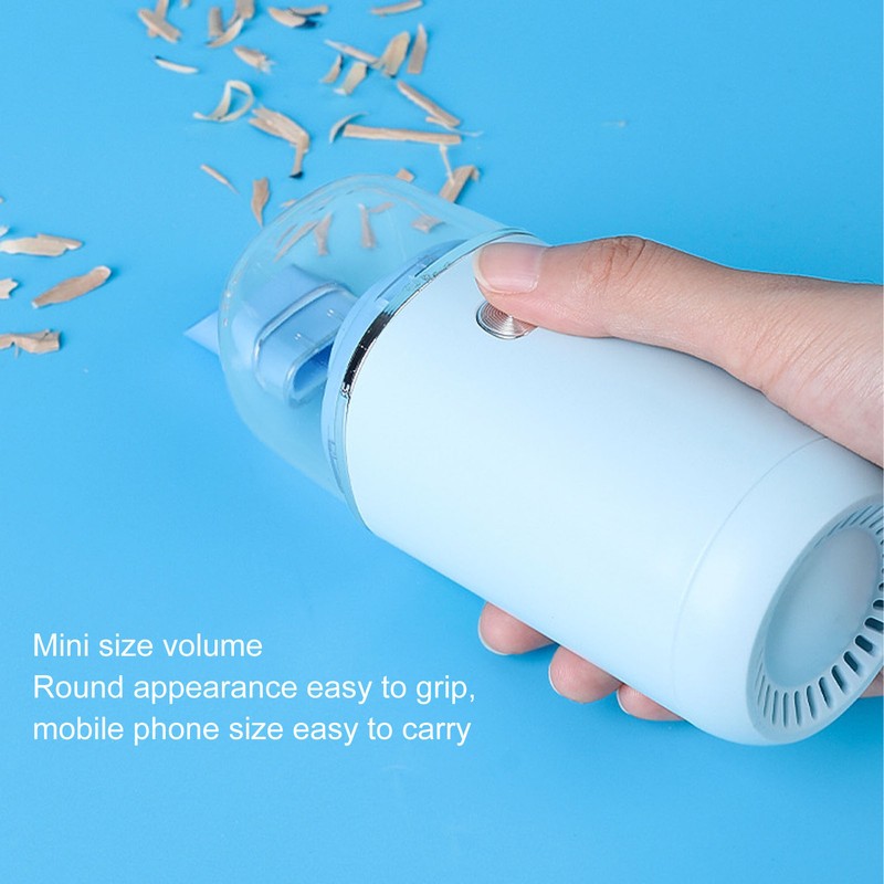 Desktop Vacuum Cleaner Two Levels Suction Low Noise 600mAH Desktop