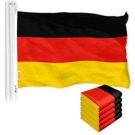 UD_Germany German Flag 3x5 Ft 5-Pack 150D Printed Polyester By G128