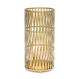 DECO DE VILLE metal umbrella stand holder gold - metal umbrella stand indoor - metal umbrella stand indoor entryway copper with Drip Tray