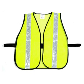 RK Signal Traffic Wand Baton LED Flashlight and Safety Vest Combo Set (16 -Inch, Safety Vest -Lime)