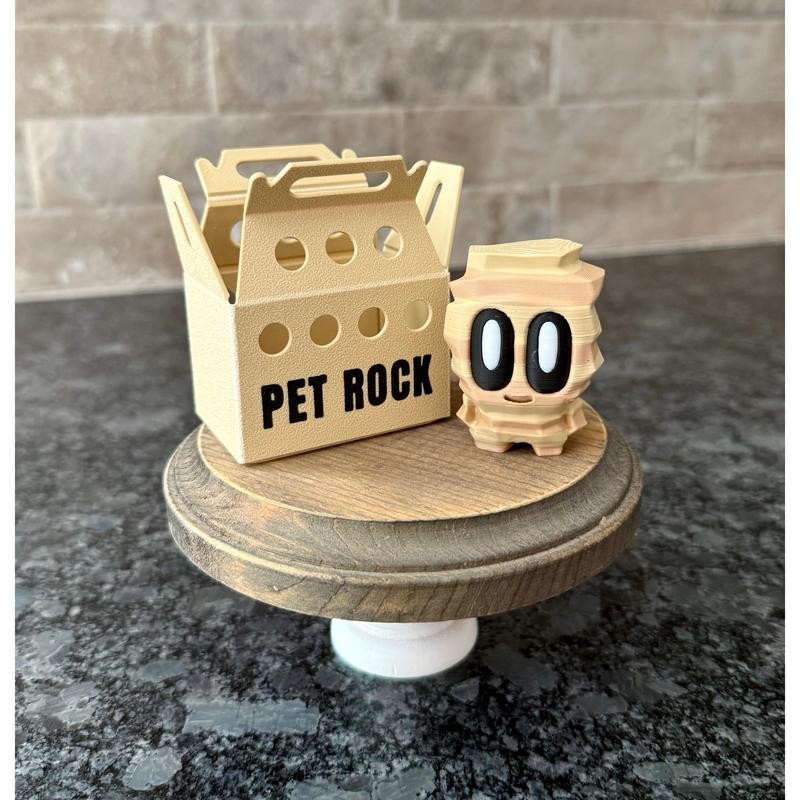 Pet Rock Blob with Box - Adopt me! mini pocket