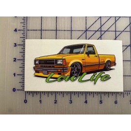 EGL Graphics Lowlife Minitruck Decal Sticker , Air ride Bagged Low Life rider Slammed Truck