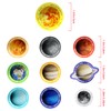 10 Planets Acrylic Fridge Magnet Set - Cute and Funny