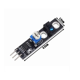 GERUI KY-033 Line Tracking Sensor Module TCRT5000 Suitable for Arduino Module for Detection of Obstacles Infrared Detection Sensor Black Screw PCB Mounting Pack of 10