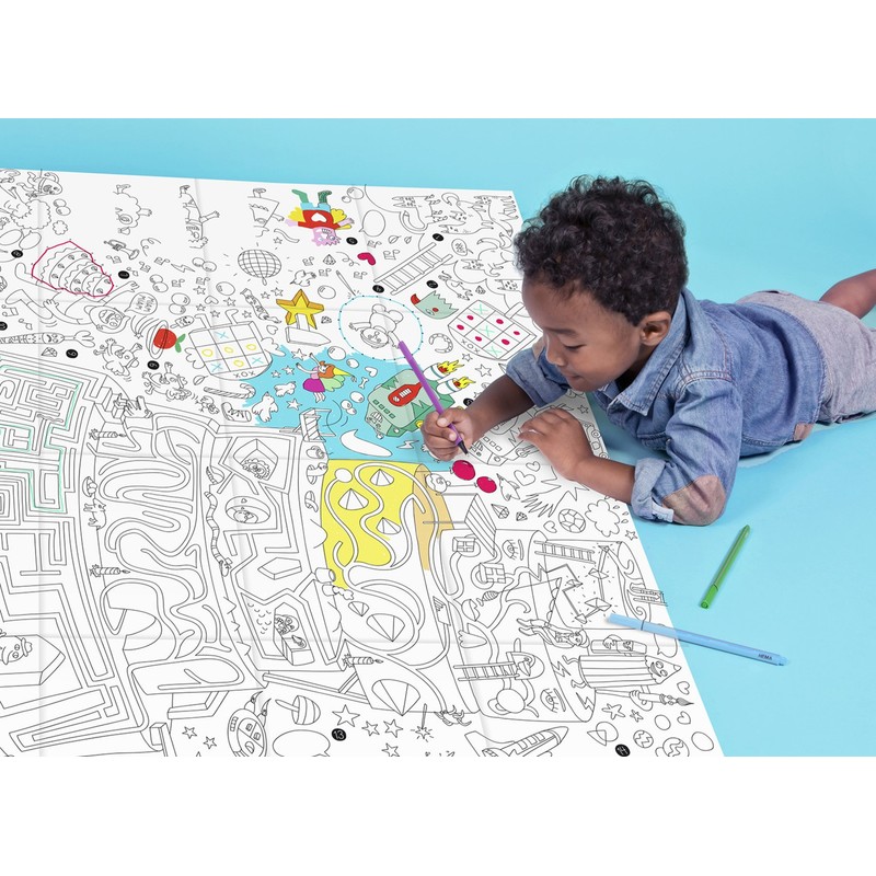 OMY Design and Play Giant Colouring Poster