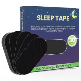 30 Pcs Premium Black Tapes Hypoallergenic Gentle Tape, Pain Free Removal