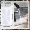 Liobelon 30 Pieces Credit Card Sized Magnifying Lenses Wallet Magnifier