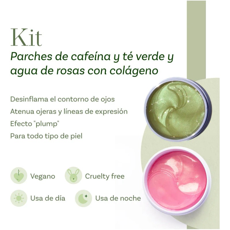 Parches Para Ojeras: De Té Verde Y Agua De Rosas