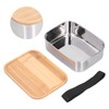 Bento Lunch Box 304 Stainless Steel Secure Bento Boxes with