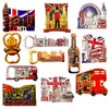 12 London Souvenir Magnets - Great Britain Gift - British