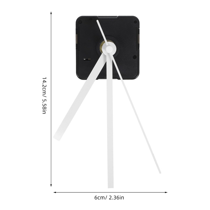 EXCEART Silent Movement with White Hands for DIY Watches, Precise