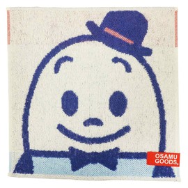Marushin 0515001800 Mini Towel, OSAMU GOODS Colorful _ Humpty Dumpty Hand Towel, Organic Cotton, 100% Cotton, Characteristic, Antibacterial, Odor Resistant, Present, Gift, Birthday