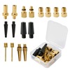 yongyongbuy 15 x Bicycle Valve Adapter Set, Bicycle Valve Adapter,