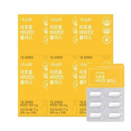 [이롭핏] 리포좀 비타민C 플러스 30정X6박스 (6개월분) [ILROFIT] Liposome Vitamin C Plus 30 Tablets x 6 Boxes (6-Month Supply)