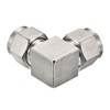 sourcing map Compression Tube Fitting 3/8" to 3/8" OD Tube