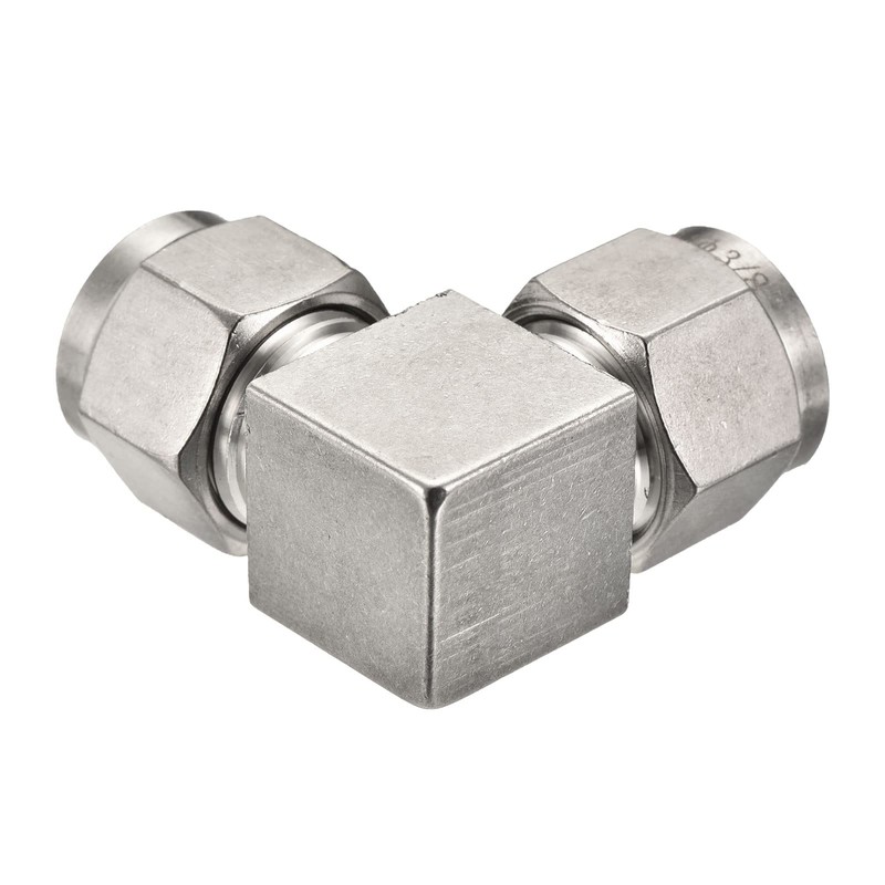 sourcing map Compression Tube Fitting 3/8" to 3/8" OD Tube