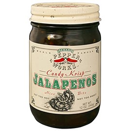 Texas Pepper Works Candy-Krisp Jalapenos, 6-pack, 12 oz jars
