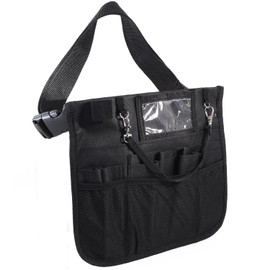Imrina Nurse Pouch, Specially Designed for Nurses x Easy to Use x Compact, Large Capacity, Black