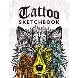 Tattoo Sketchbook: Large Sketch Book for Drawing & Sketching Your Tattoo Designs & Building Your Portfolio | Unique Gift for Tattoo Artists Men & Women