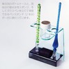 amu Glass Pen Station GP-T4 (Smoke Brown) for Cleaning Brushes,