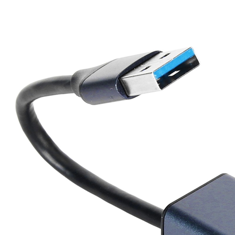 USB to Ethernet Adapter 4 Ports 100Mbps 5Gbps Aluminium Alloy