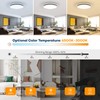 BLNAN Dimmable LED Flush Mount Ceiling Light Fixture with Remote