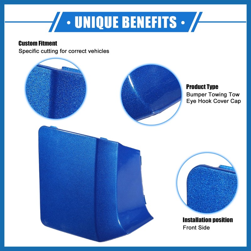 A ABSOPRO Car Towing Tow Eye Hook Cover Cap Compatible