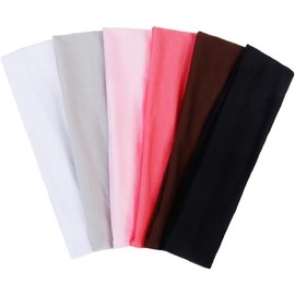 Cloth Headbands for Women, Non Slip Soft Fabric Thin Head Band, Sweat Hairbands, Cute Hair Wrap for Girls, Fashion Hair Accessories for Women (Multiple colors, One size)