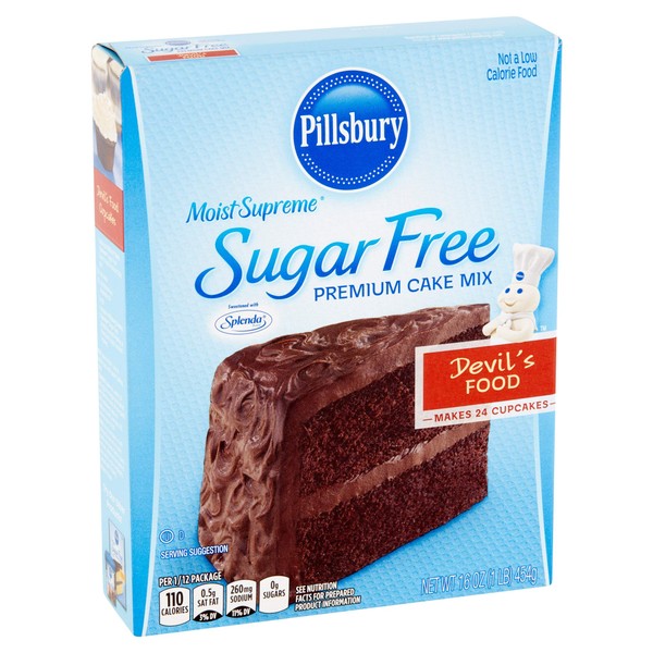 Pillsbury Moist Supreme Sugar Free Premium Cake Mix Devil's Food