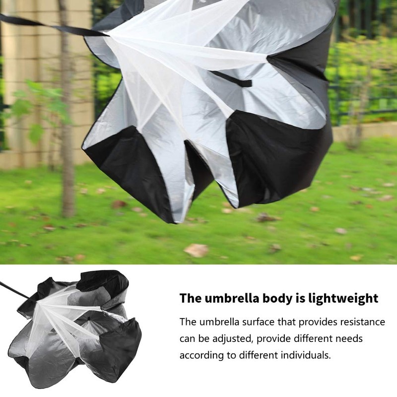 Training Parachute, Polyester Training Parachute Power Umbrella, Running Strength Exercise