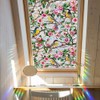 Runtoo Window Privacy Film Rainbow Bird on Tree Branch Flowers