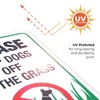 Please Keep Dogs Off The Grass with Dog Symbol 10x7