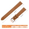 ANNEFIT Leather Watch Straps for Men and Women, Quick Release