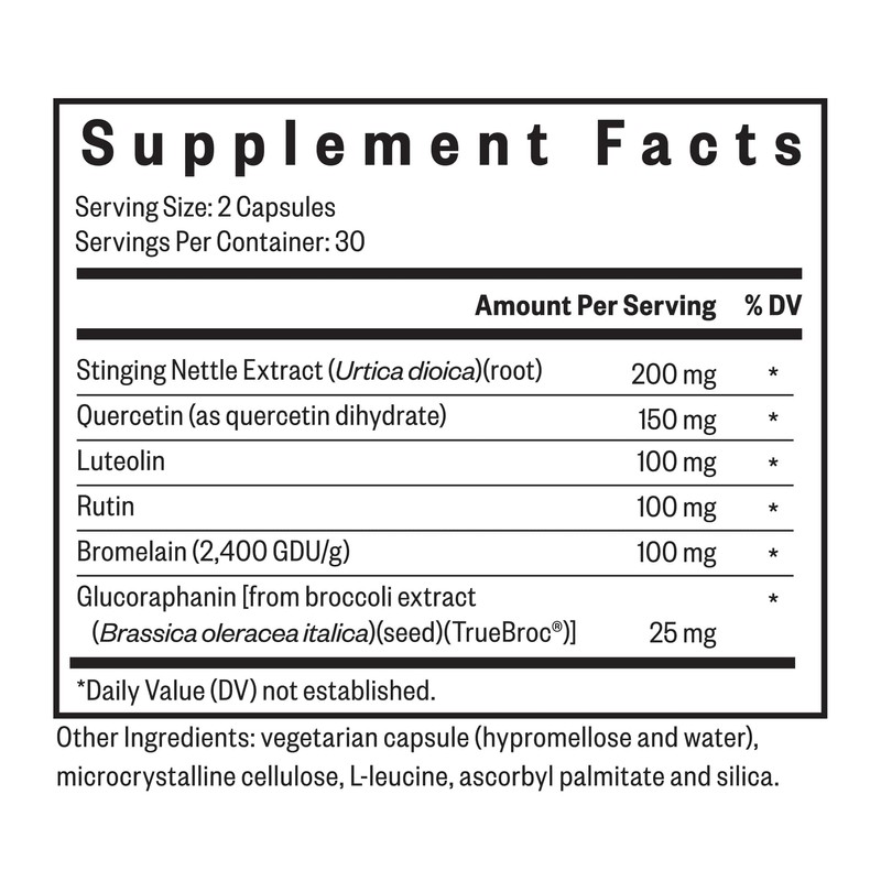 Seeking Health HistaminX, Histamine Support with Bioflavonoids, Natural Nettle, Quercetin,