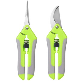 EsiFare Pruning Shears, Set of 2, Garden Pruning Shears, Gardening Shears, Pruning Shears, Small and Lightweight, Gardening Shears, Fruit Shears, Professional Pruning Shears, Easy to Grip, Ergonomic
