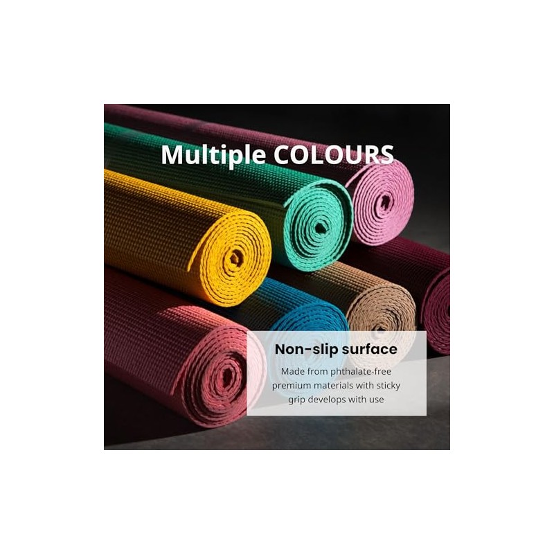 Deluxe Mat - Non Slip, Eco Friendly, Anti-Tear, 3-5mm Thickness