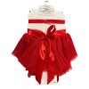 Angel Face Infant Girls 3 Pc Set: Red Reindeer Headband,