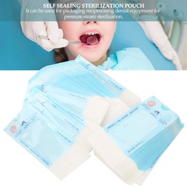 Professional Self Sealing Sterilization Pouch Bag, Disposable Dental Storage Tool for Disinfection Packaging of Dental Equipment, Dental Materials, Cosmetic Packaging