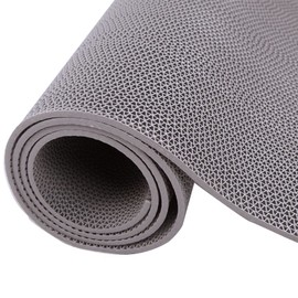 Jumei Commercial Anti-Slip Mat, 35.4 x 3.3 ft (90 x 1 m), PVC Water Absorption, Fall Prevention, Outdoor, Indoor, Corridor, Pool, Bathroom, Veranda, Hospital, Nursing Facility, School, Store, Condominium, Parking Lot, Non-Slip Sheet (Gray, Thickness: 0.1