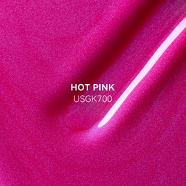 MAYCHAO Pearl Gel Nail Polish, 15ML Pearlescent Hot Pink Shell Mermaid Bright Pink Gel Polish Soak Off UV LED Nail Lamp Curing Gel for Nail Art Manicure Salon DIY at Home, 0.5 OZ