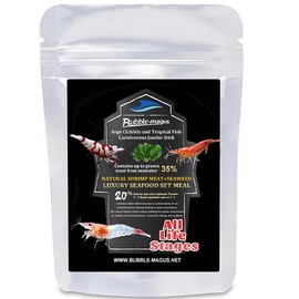 Bubble Magus Shrimp Food, All Natrual Ingredients, High Protein, Rich in Vitamins for Crystal, Caridina and Small Tropical Shrimp (5 Ounce)