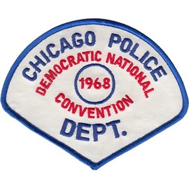 Chicago Police Teardrop Shoulder Patch: 1968 Democratic National Convention (DNC)